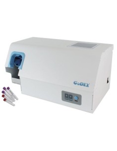 Aplicador etiquetas en tubos de ensayo Godex GTL-100 | Aplicadores de etiquetas